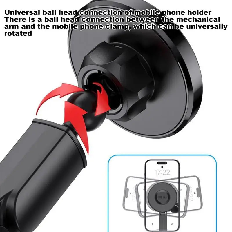 Tmddotda Car Cup Holder Phone Mount Dual Cup Holders