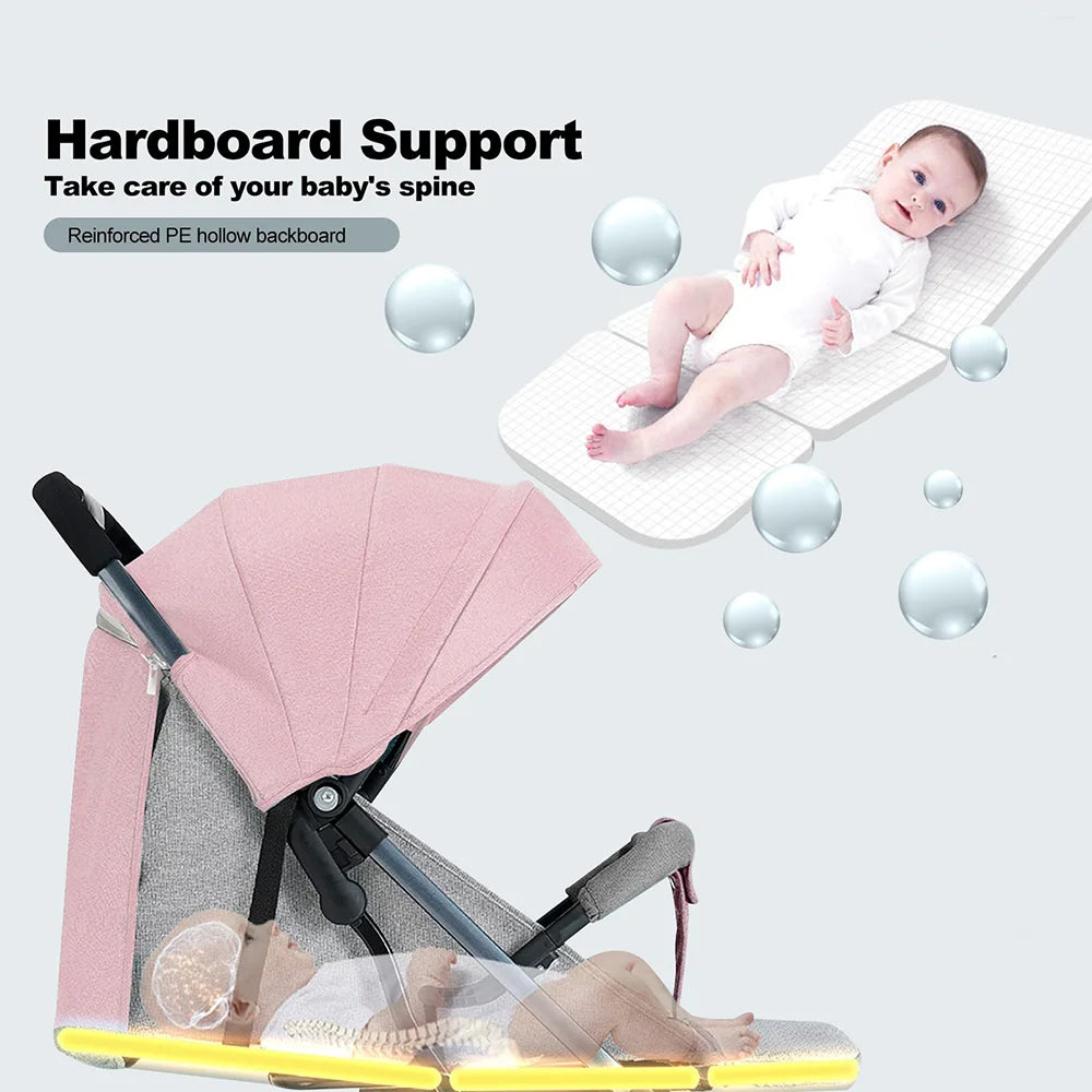 Lightweight Baby Stroller For Travel With 5 Point Harness