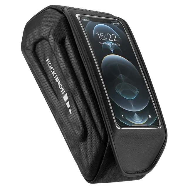 ROCKBROS Bike Bag Front Frame Touch Screen Phone Holder