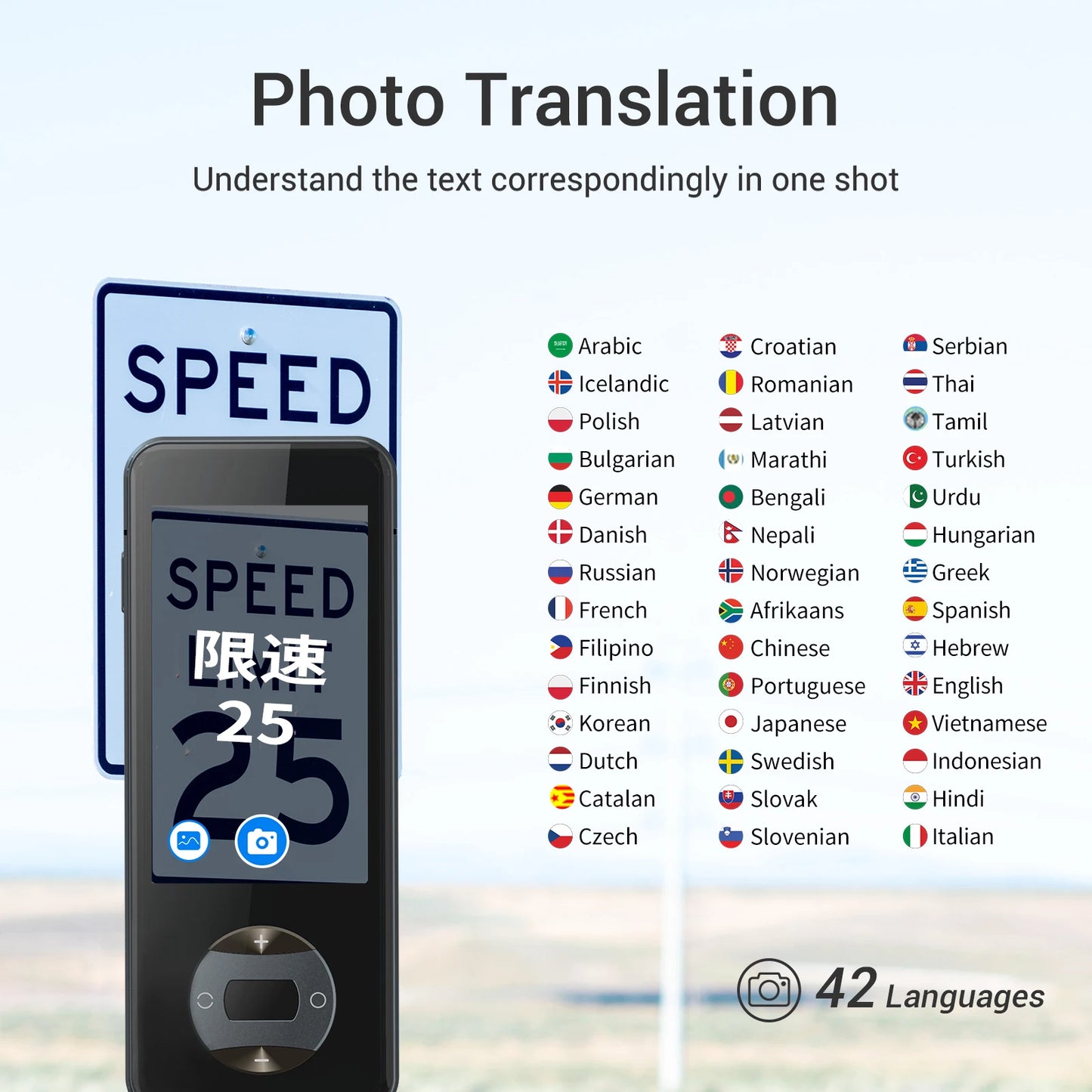 Wooask W10 Smart Translator 144 Languages Two Way Voice