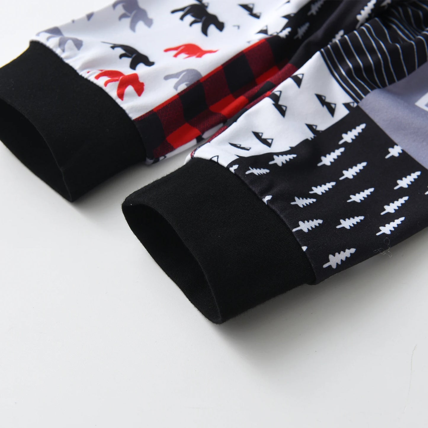 Newborn Baby Boy Bear Print Clothes Set Romper Top Pants Hat Outfit