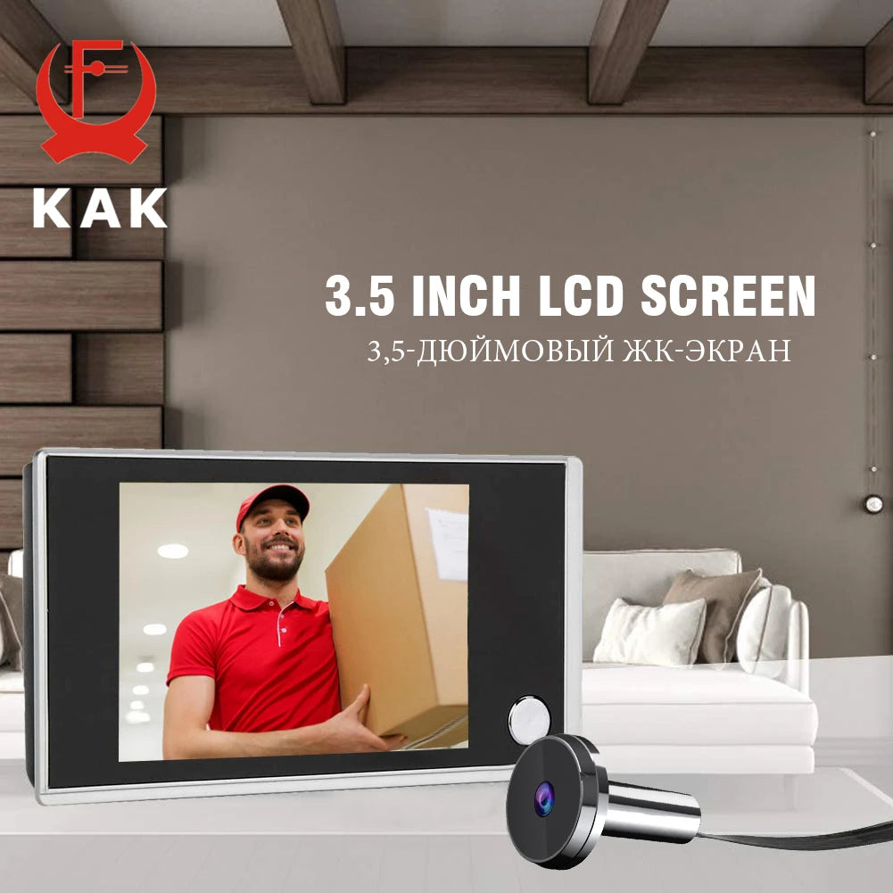 KAK Digital Door Peephole Camera 120 Degree Wide Angle
