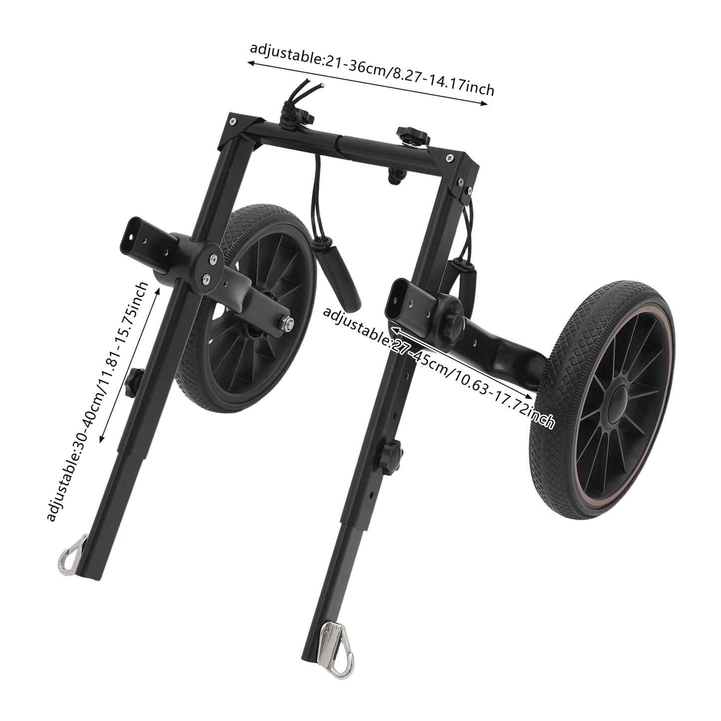 Bymaocar Adjustable Pet Trolley Dog Wheelchair Hind-Leg Support