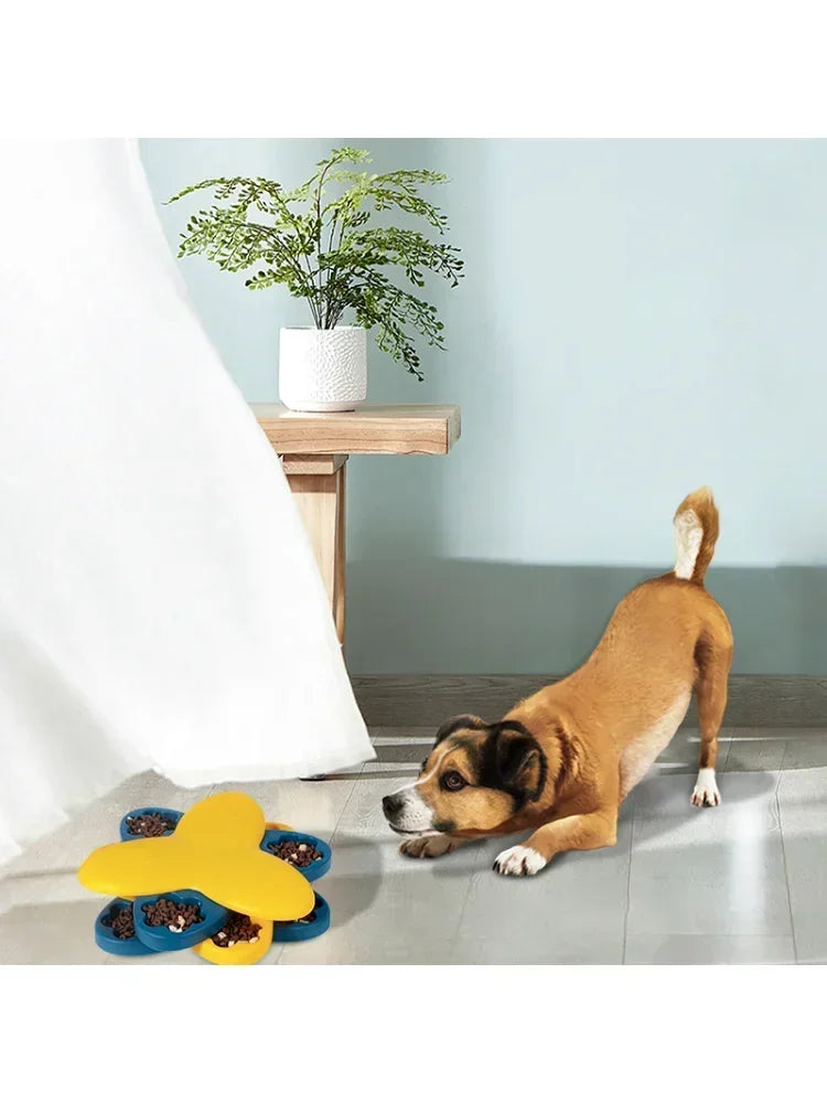 Hign-concerned Dog Puzzle Feeder Slow Eating Smart Toy