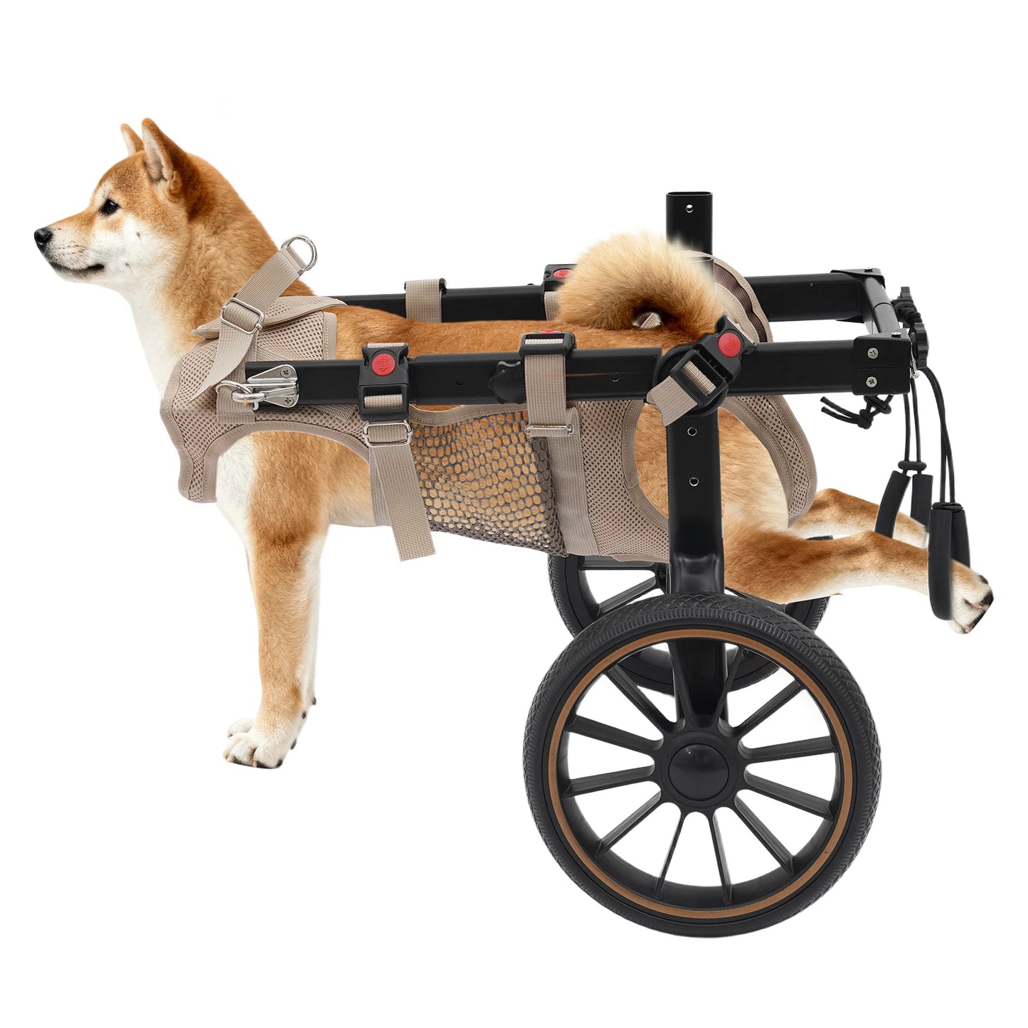 Bymaocar Adjustable Pet Trolley Dog Wheelchair Hind-Leg Support