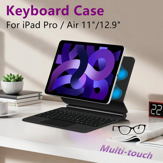 AJIUYU Magic Keyboard Case iPad Pro And Air Backlit