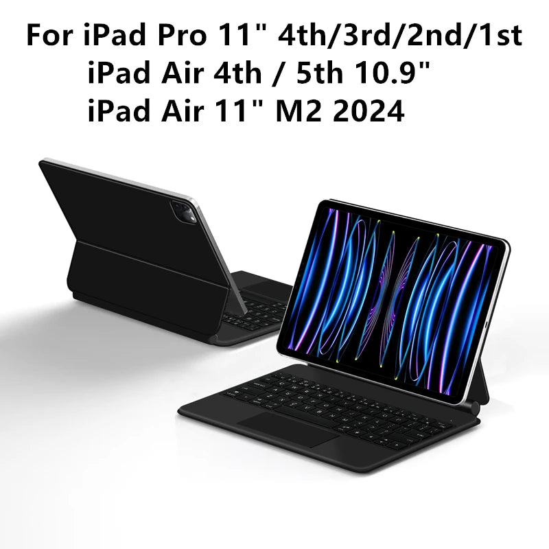 AJIUYU Magic Keyboard Case iPad Pro And Air Backlit