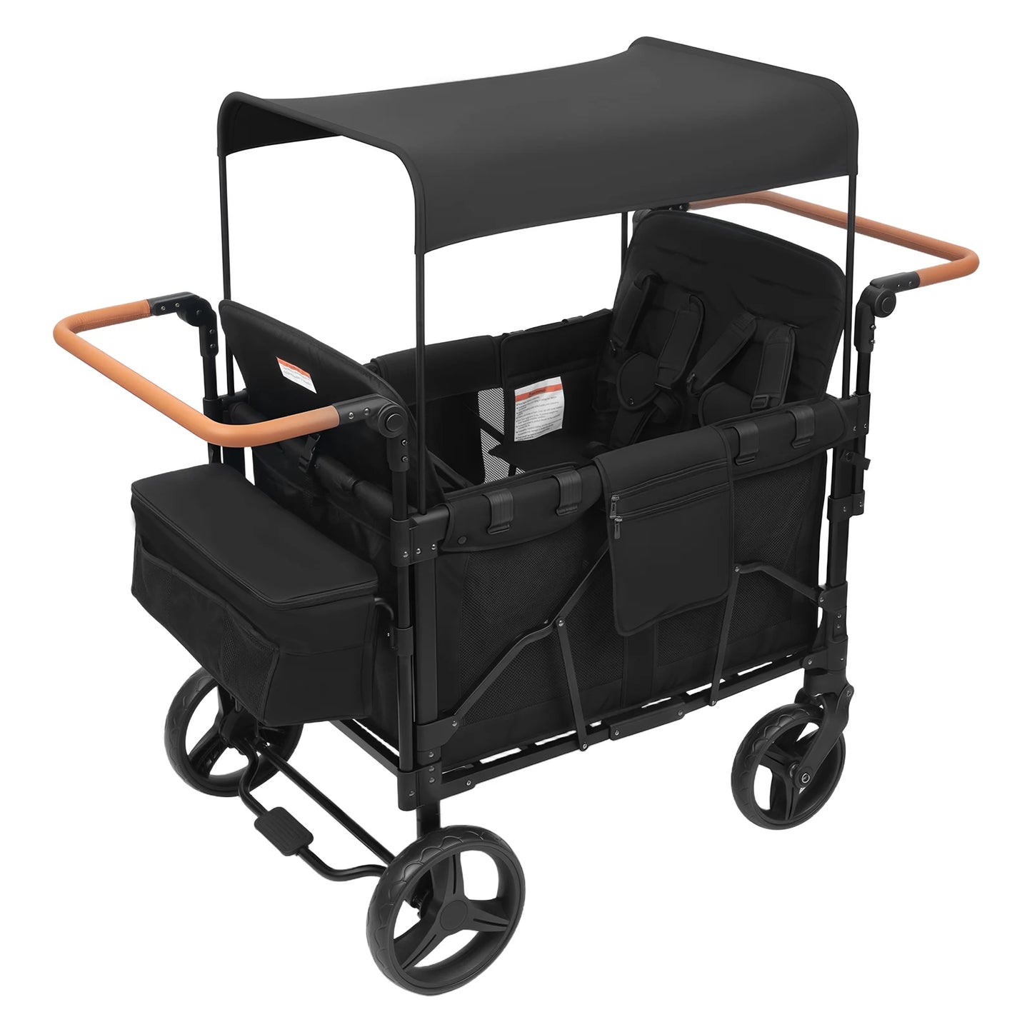 4 Seat Baby Wagon Stroller With Lockable Wheels For Beach