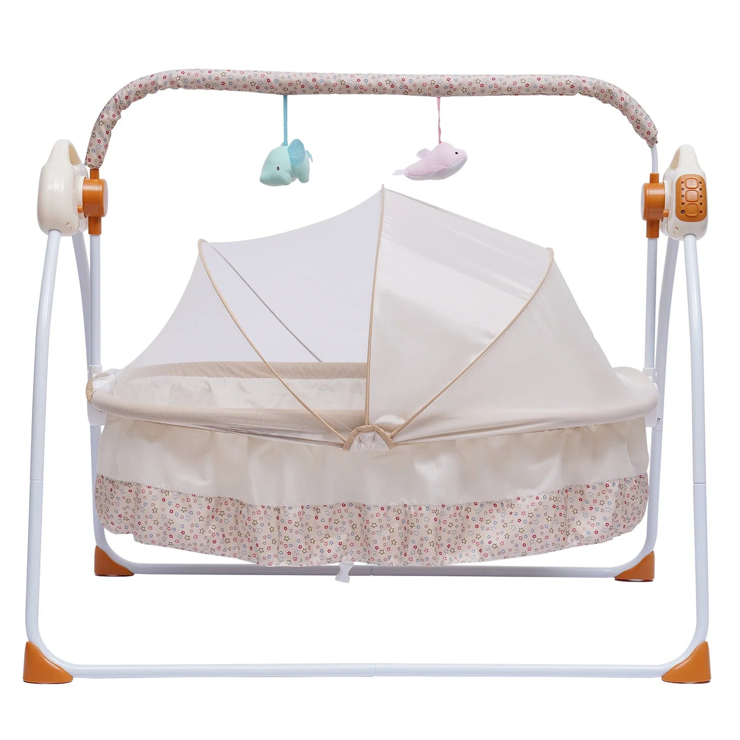 Hign Concerned Cradle Swing Bed Auto Rocking 5 Speed