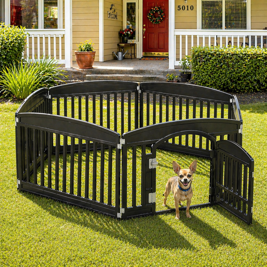 Dog Playpen Safe Indoor Outdoor Folding Portable